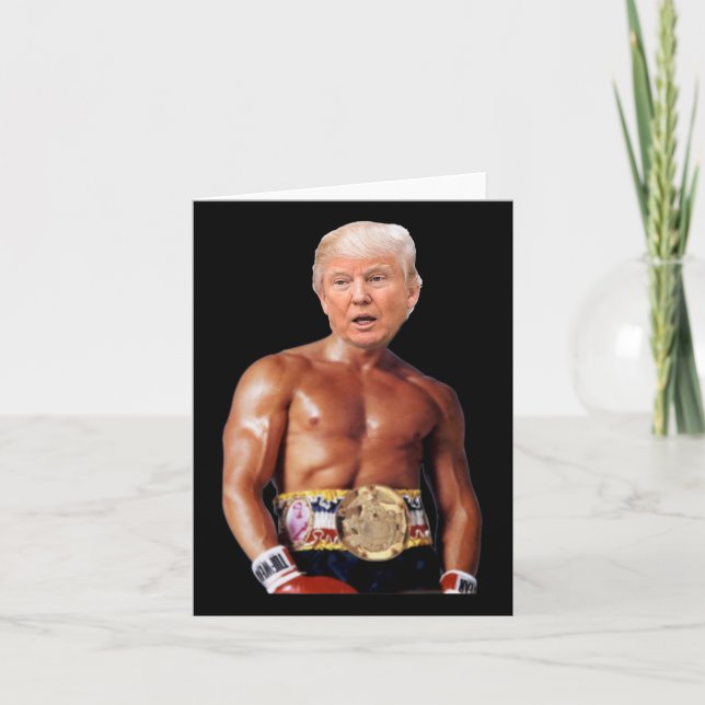Carte Boxes du président américain Donald Trump (Devant)