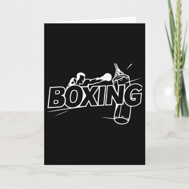 Carte Boxeurs de boxe Boxe pieds-poings Amateur de boxe  (Devant)