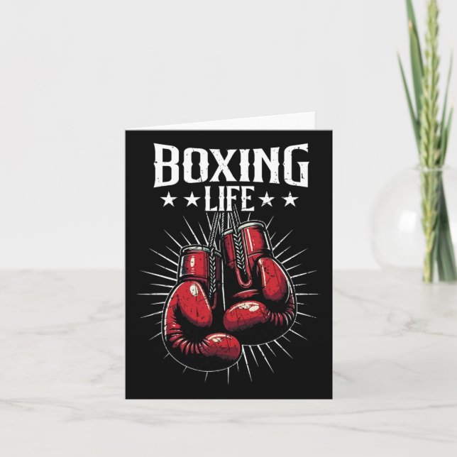 Carte Boxing Life Kickboxer Amateurs Kickboxer Professio (Devant)