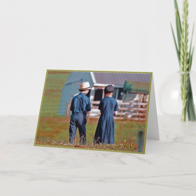 Carte Boy'n'Girl Fishing Greeting Card (Devant)