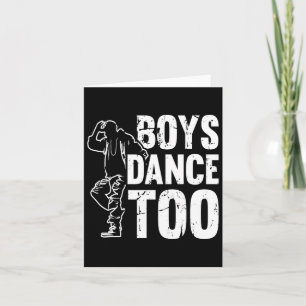Carte Boys Danse Trop Cool Danse