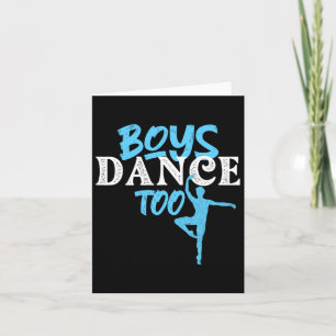 Carte Boys Danser Aussi - Barre Danseur Homme Ballet Dan