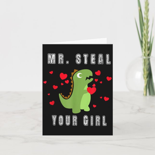 Carte Boys Mr. Steal Your Girl - Cute Valentines Day Din (Devant)