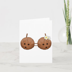 Carte Bra de noix de coco d'été Costume d'Halloween Hawa