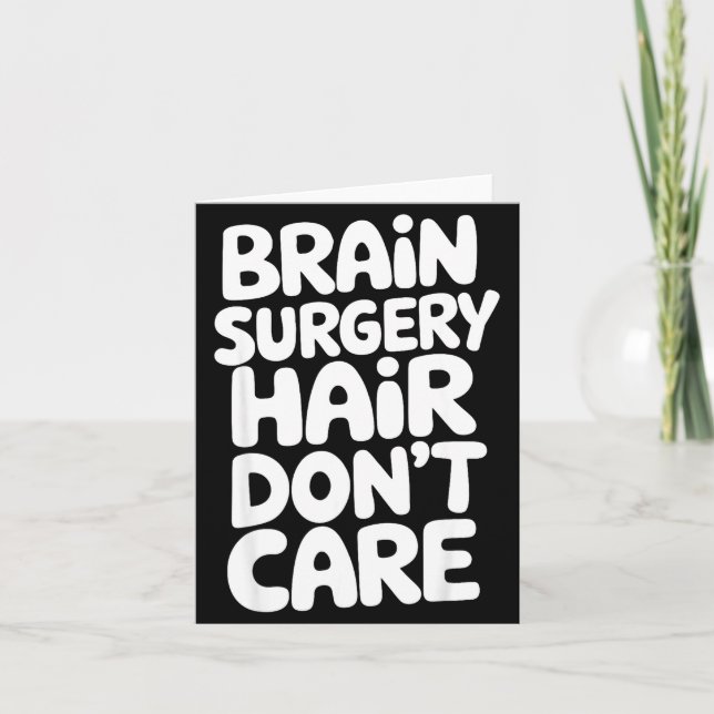 Carte Brain Surgery Recovery Art For Men Women St Brain  (Devant)
