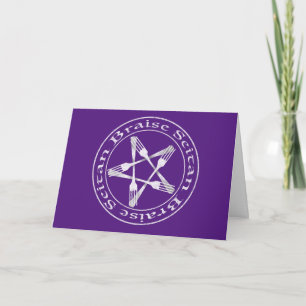 Carte Braise Seitan Vegan Pentagram (light version)