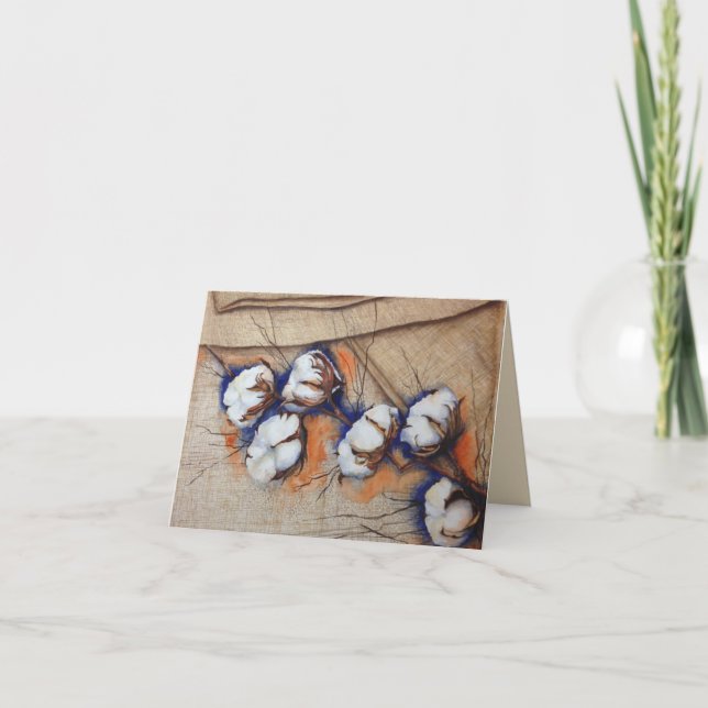 Carte Branche et toile de jute (Devant)