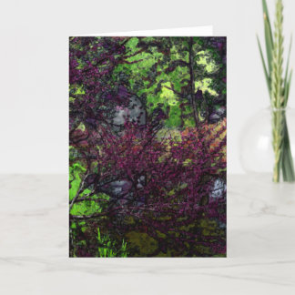 Carte Branches à fleurs