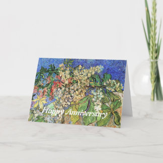 Carte Branches de châtaignes en fleurs, Van Gogh.