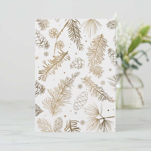Carte Branches et pin (Debout devant)