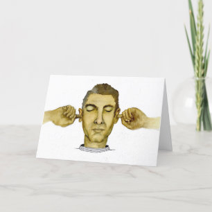 Carte Branchez mes oreilles à tous les canards politique