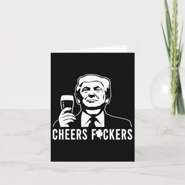 Carte Bravo à Donald Trump Jour de la Saint Patrick pour (Devant)