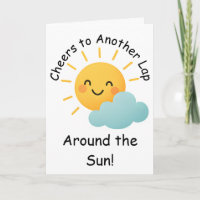 Bravo à un autre tour autour du soleil Anniversair