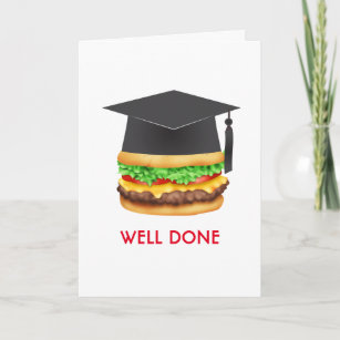 Carte Bravo Burger Félicitations Diplômé