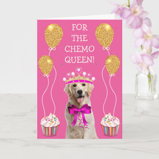 Carte Breast Cancer Chemo Cute  (Orchidée)