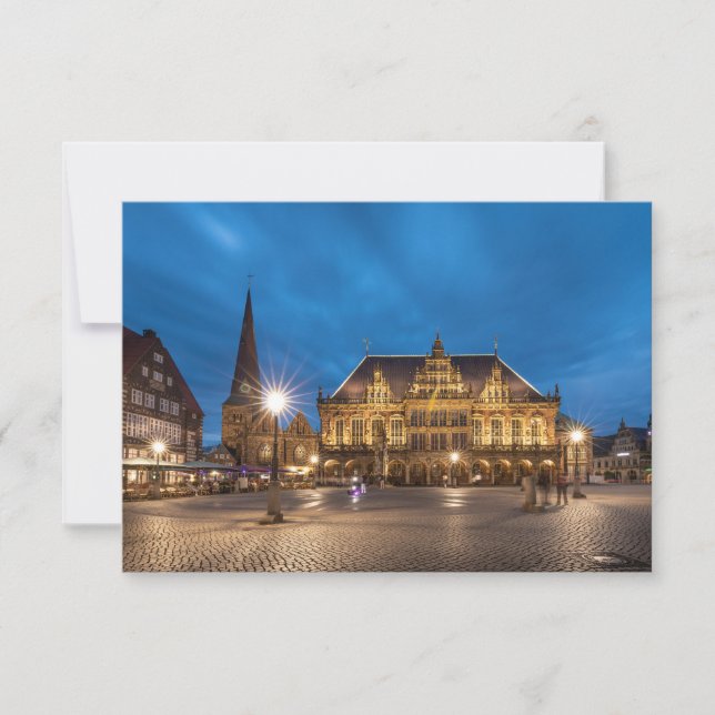 Carte Bremen Allemagne (Devant)