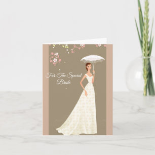 Carte Bridal Greeting Card