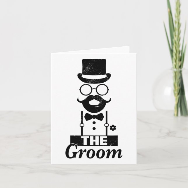 Carte Bride Squat Groom Bachelor Party (Devant)