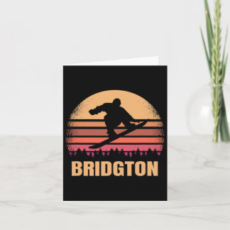 Carte Bridgton Maine Snowboard Outdoor Vintage Me Ret