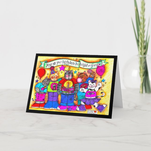 Carte Bright and Furry (Devant)