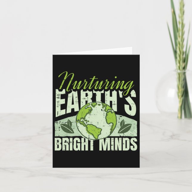 Carte Bright Minds Jour des terres De l'environnement Na (Devant)