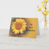 Bright Sunflower Graduation Pour N'Importe Qui Car