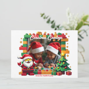 Carte Briques & Giggles de Noël