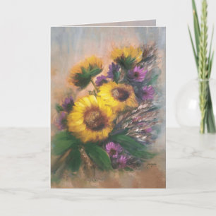 Carte Brise Tournesol 5X7