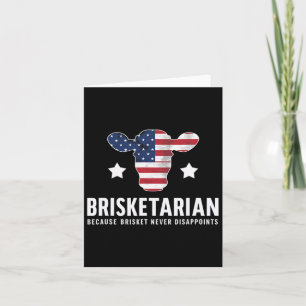 Carte Brisketarian Brisket Bbq Amateurs Drôle Humour Byr