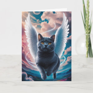Carte British Shorthair Ange Sympathie