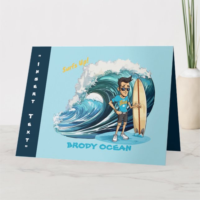 Carte Brody Ocean Wavecrest (Devant)