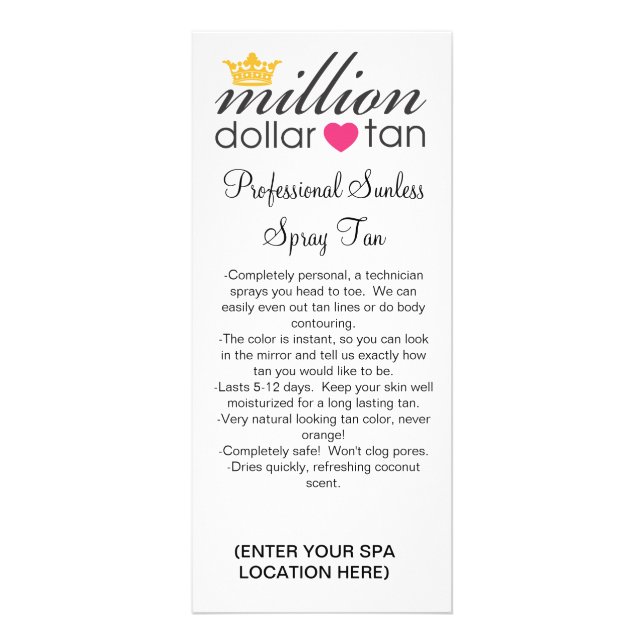 Carte bronzage 2011 de ventes et d'instruction de (Devant)