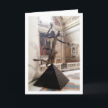 Carte Bronze Angel Sculpture, Rome, Italy<br><div class="desc">Bronze Angel Sculpture,  Rome,  Italy Greeting Card. You can easily customize this product for free if you would like to add wording or change the color of the background.</div>