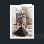 Carte Bronze Angel Sculpture, Rome, Italy<br><div class="desc">Bronze Angel Sculpture,  Rome,  Italy Greeting Card. You can easily customize this product for free if you would like to add wording or change the color of the background.</div>