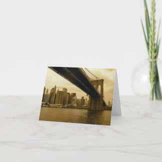 Carte Brooklyn Bridge/Manhattan