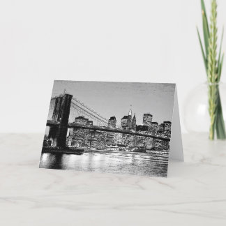 Carte Brooklyn Bridge New York City