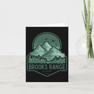 Carte Brooks Range Mountains Alaska Randonnée Outdoors V