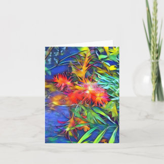 Carte Brosse à flacon d'art floral