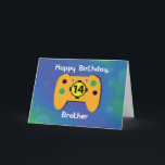 Carte Brother 14 ans Anniversaire Gamer Contrôleur<br><div class="desc">Il fêtera bientôt son 14ème anniversaire, frère. Profitez de cette occasion pour obtenir une copie de cette carte que vous pouvez donner à un joueur de vidéo comme lui pour saluer un heureux 14ème anniversaire. Vous le rendriez certainement heureux une fois qu'il aura reçu cette carte de vous.</div>