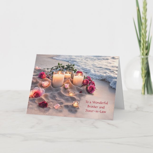 Carte Brother and Sister in Law Wife Congratulations (Devant)