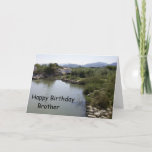 Carte Brother birthday<br><div class="desc">Greeting card river landscape brother birthday card. Customise this birthday card with any text have it printed and présent to you or instantanly download it to your mobile device. Should you require re any help with customising then contact us through the link on this page. Landscape photographiy personalised brother birthday...</div>