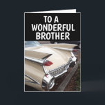CARTE BROTHER BIRTHDAY CLASSIC VOITURE CADDDY GREETING C<br><div class="desc">CÉLÉBRER DANS LE STYLE. JEUX ANNIVERSAIRE ! CARTE POUR ANNIVERSAIRE FRÈRE</div>
