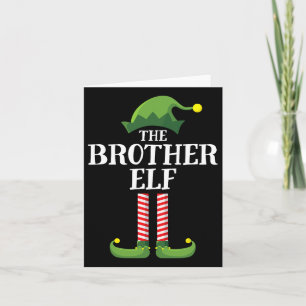 Carte Brother Elf Matching Famille Groupe Noël