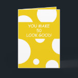 Carte Brother Joke Jaune Personnalisé Bro 50e Anniversai<br><div class="desc">Brother Joke Yellow Personnalisé Bro 50th Birthday, un design magnifique destiné à toute personne recherchant de belles cartes d'anniversaire pour frère, cartes d'anniversaire pour frère aîné ou cartes d'anniversaire pour frère cadet, celui-ci serait cool. Le design est composé d'un arrière - plan couleur avec quelques cercles blancs, il est personnalisable,...</div>