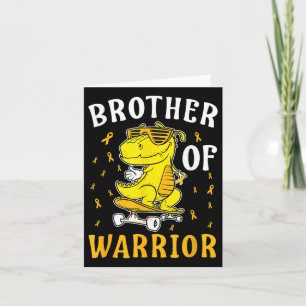 Carte Brother Of Warrior Children Cancer Ribbon Award