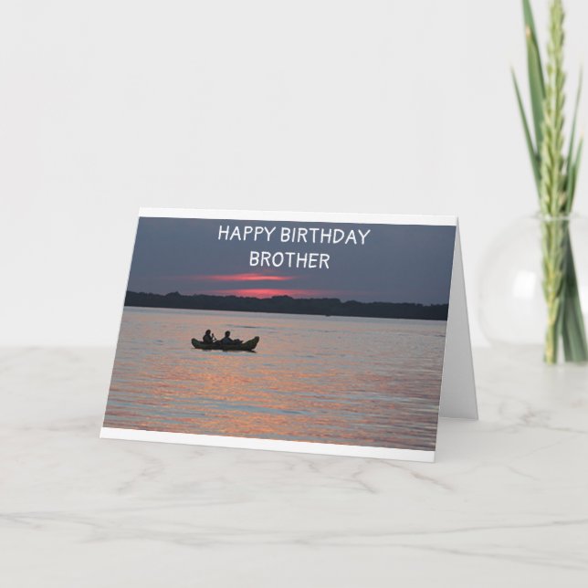 CARTE BROTHER PROFITEZ DE VOTRE ANNIVERSAIRE SUR LA CART (Devant)