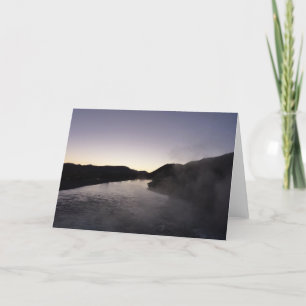 Carte Brouillard matinal sur la rivière Jackson à Grand 