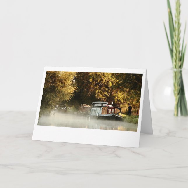 Carte Brouillard matinal sur le Grand Union Canal (4496) (Devant)