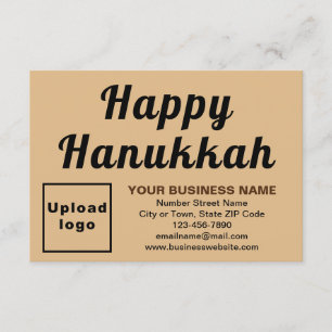 Carte Brown petit feu Hanoukka Business