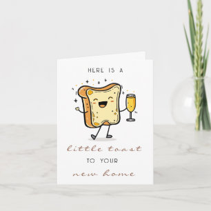 Carte Brown Voici un petit toast pour votre nouvelle mai